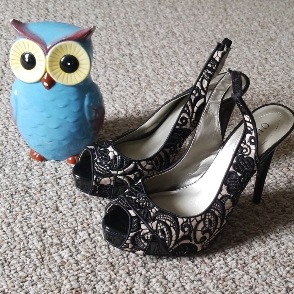 Guess heel black